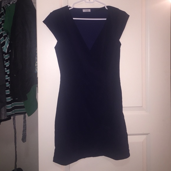 V neck tight blue dress - Picture 1 of 1