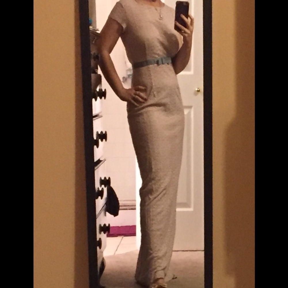 LC Lauren Conrad Runway Lace Maxi Dress