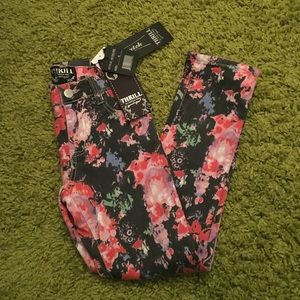 Thrill floral jeans