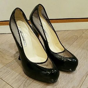 Brian Atwood Patent Leather High Heel Pump