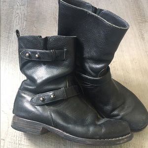 Rag & bone leather Moto boots size 8
