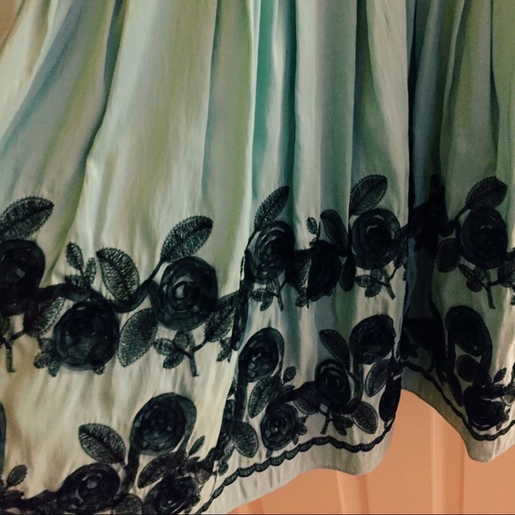 NWT BLUE BLACK STRETCH DRESS - Picture 4 of 4