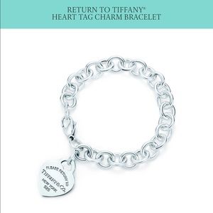 Return to Tiffany heart tag charm bracelet