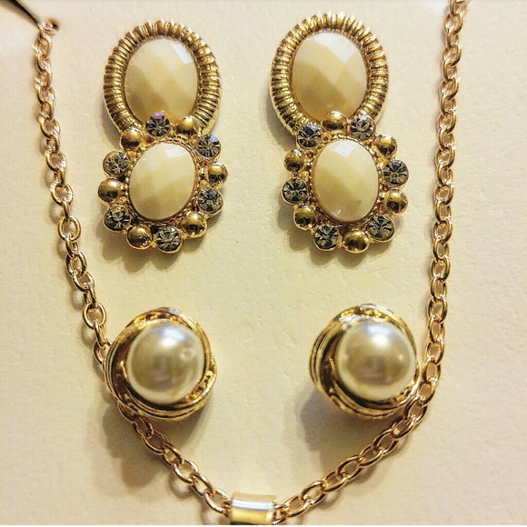 Jewelry | GOLD NECKLACE & EARRINGS SET - Picture 3 of 7