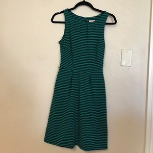Green and Blue stripped dress with Pockets. 💚💙