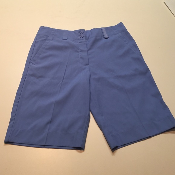 Nike dri-fit periwinkle blue golf shorts size 2