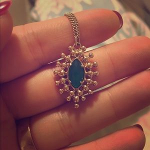 Kendra Scott Emerald Necklace