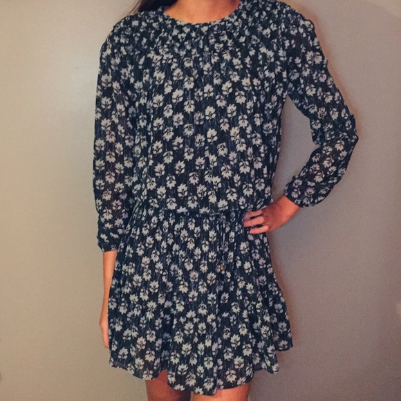 Michael Kors blue floral dress