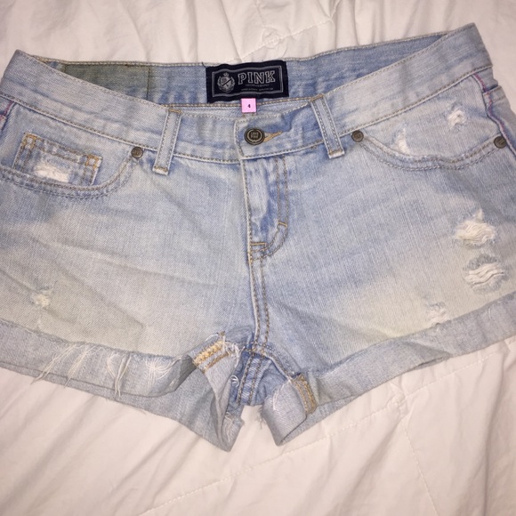 Victorias Secret PINK light denim shorts