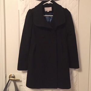 Old Navy long black peacoat
