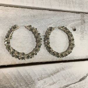 Liane by Design Swarovski Crystal Hoop Earrings