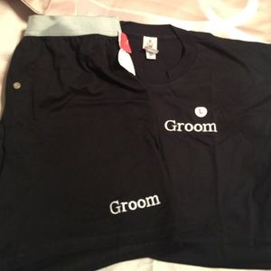Groom tshirt & shorts