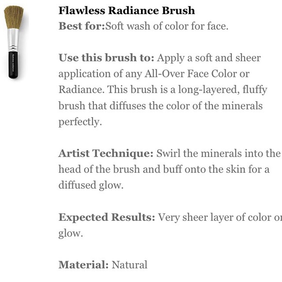 đź’•bareMinerals Flawless Radiance Brush đź’• - Picture 3 of 3