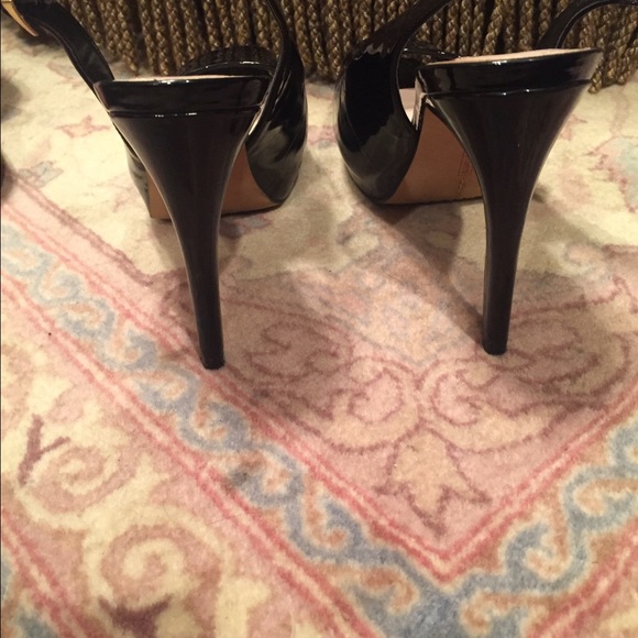 Vince Camuto Black Patent Leather Heels - Picture 2 of 4