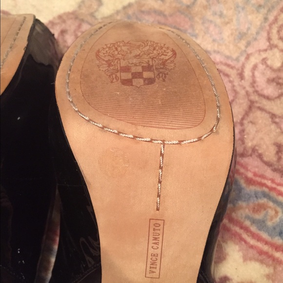 Vince Camuto Black Patent Leather Heels - Picture 3 of 4