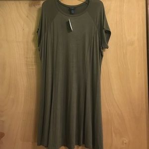 Dark green swing dress 👗