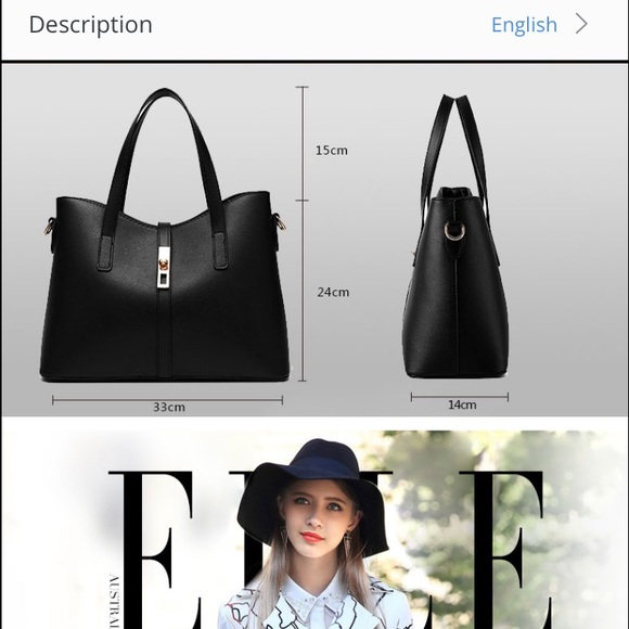 Red Three piece bags - Picture 2 of 4