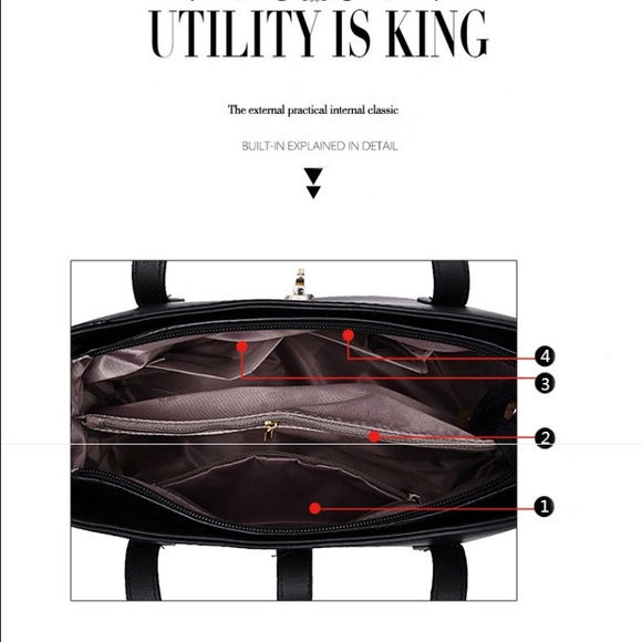 Red Three piece bags - Picture 3 of 4