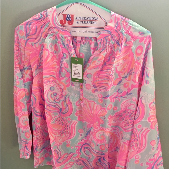 LILLY PULITZER ELSA BLOUSE