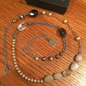 Silpada Smoky Brown Quartz Necklace