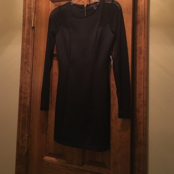 Black mini dress