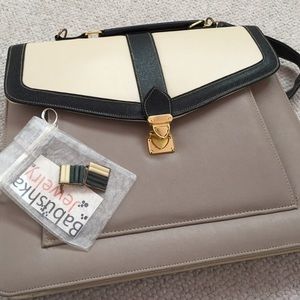Stylish laptop case & matching earrings