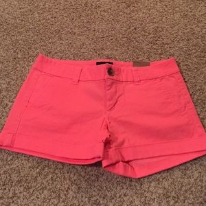 American Eagle size 2 hot pink Midi shorts