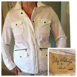 Velvet Jackets & Coats - 🎄NWOT Lily Aldridge for Velvet White Jacket. Sz S Velvet Jackets & Coats - 🎄NWOT Lily Aldridge for Velvet White Jacket. Sz S