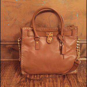 Michael Kors whipped Hamilton bag