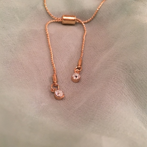 SALE! Delicate Druzy Sliding Knot Bracelet - Picture 3 of 3