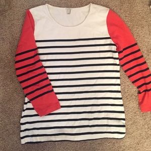 J Crew size small striped sweater