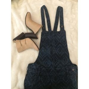 Denim Aztec Printed Coveralls!