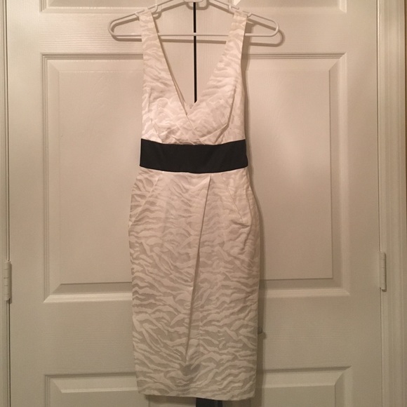 SOLD White and black tank top dress