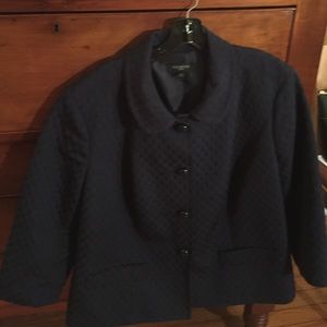 Talbots Navy Quilted Jacket