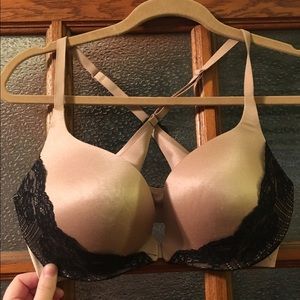 Victoria's Secret nude racerback push-up bra