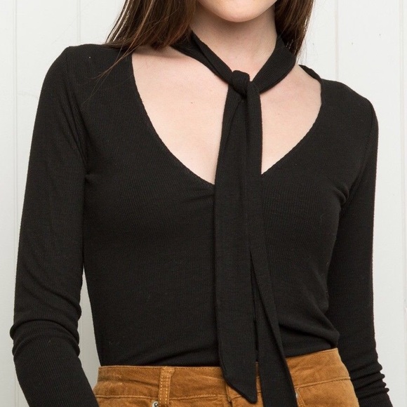 Brandy Melville Tops - RARE BRANDY MELVILLE TIE-NECK CAMMY TOP Brandy Melville Tops - RARE BRANDY MELVILLE TIE-NECK CAMMY TOP