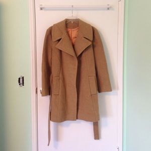 Vintage 80's camel hair coat