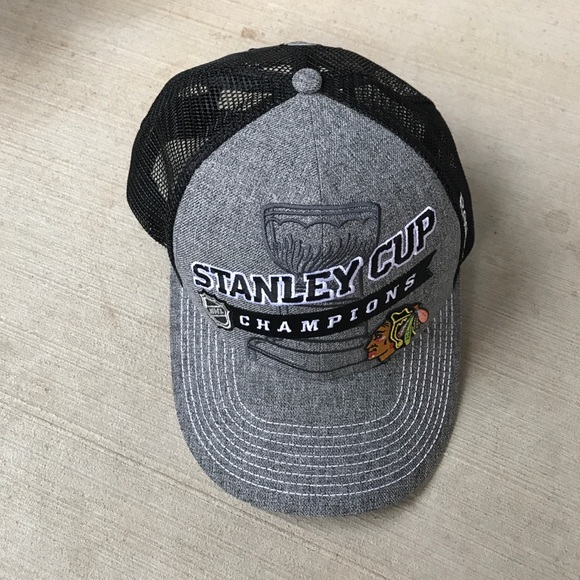 Reebok Blackhawks NHL championship snapback