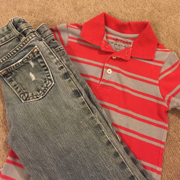 BOYs | gap jeans & polo shirt