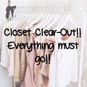 CLOSET CLEAR OUT