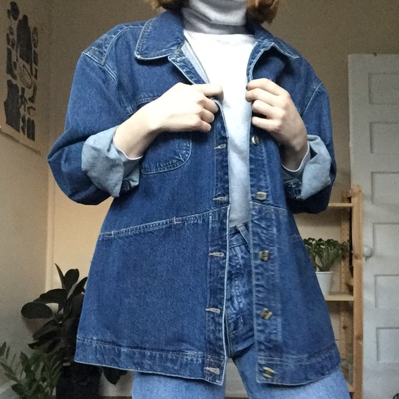 VINTAGE DENIM CHORE COAT