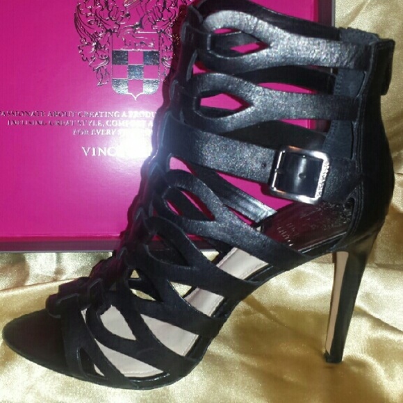 SOLD ###IOB Vince Camuto Gladiator Heels - Picture 3 of 4