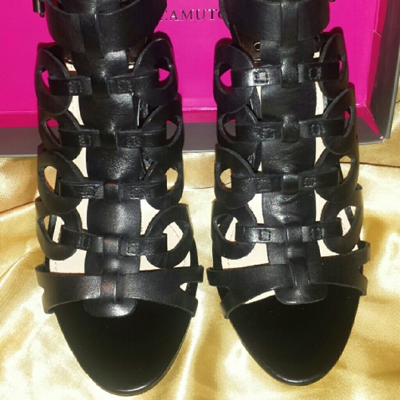 SOLD ###IOB Vince Camuto Gladiator Heels - Picture 4 of 4