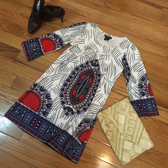 Dresses & Skirts - Neslay-Paris Multi color dress Sz M