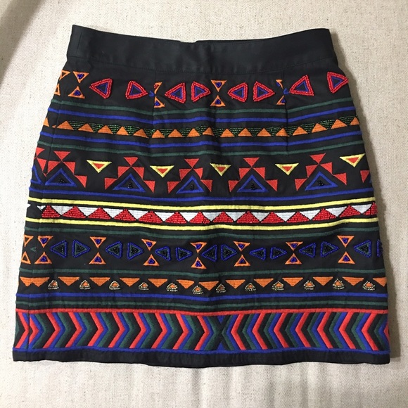 Sam edelman beaded skirt