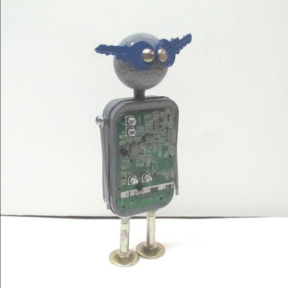 Found Objects Robot Sculpture - image 2