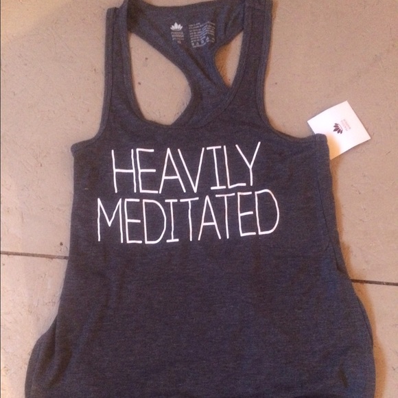 Racerback Heavily Meditated tank