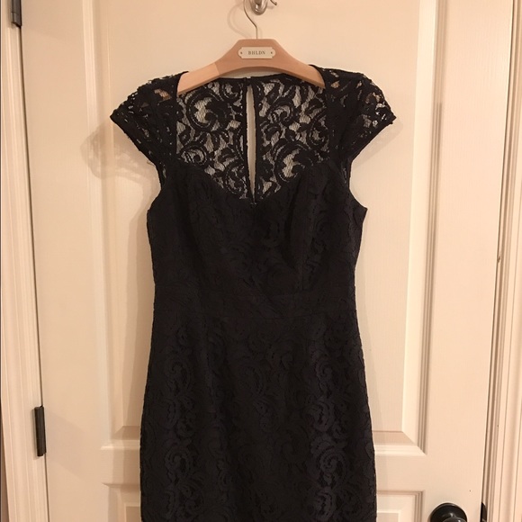Black lace J Crew dress