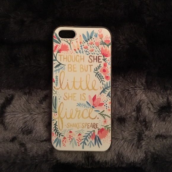 iPhone 5/5s case with Shakespeare quote