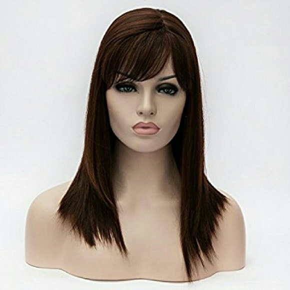 Dark Brown Full Wig